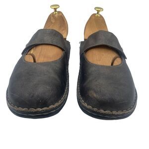 Finn Comfort Clog " Stanford" Brown Leather Slip- On Size EU 41